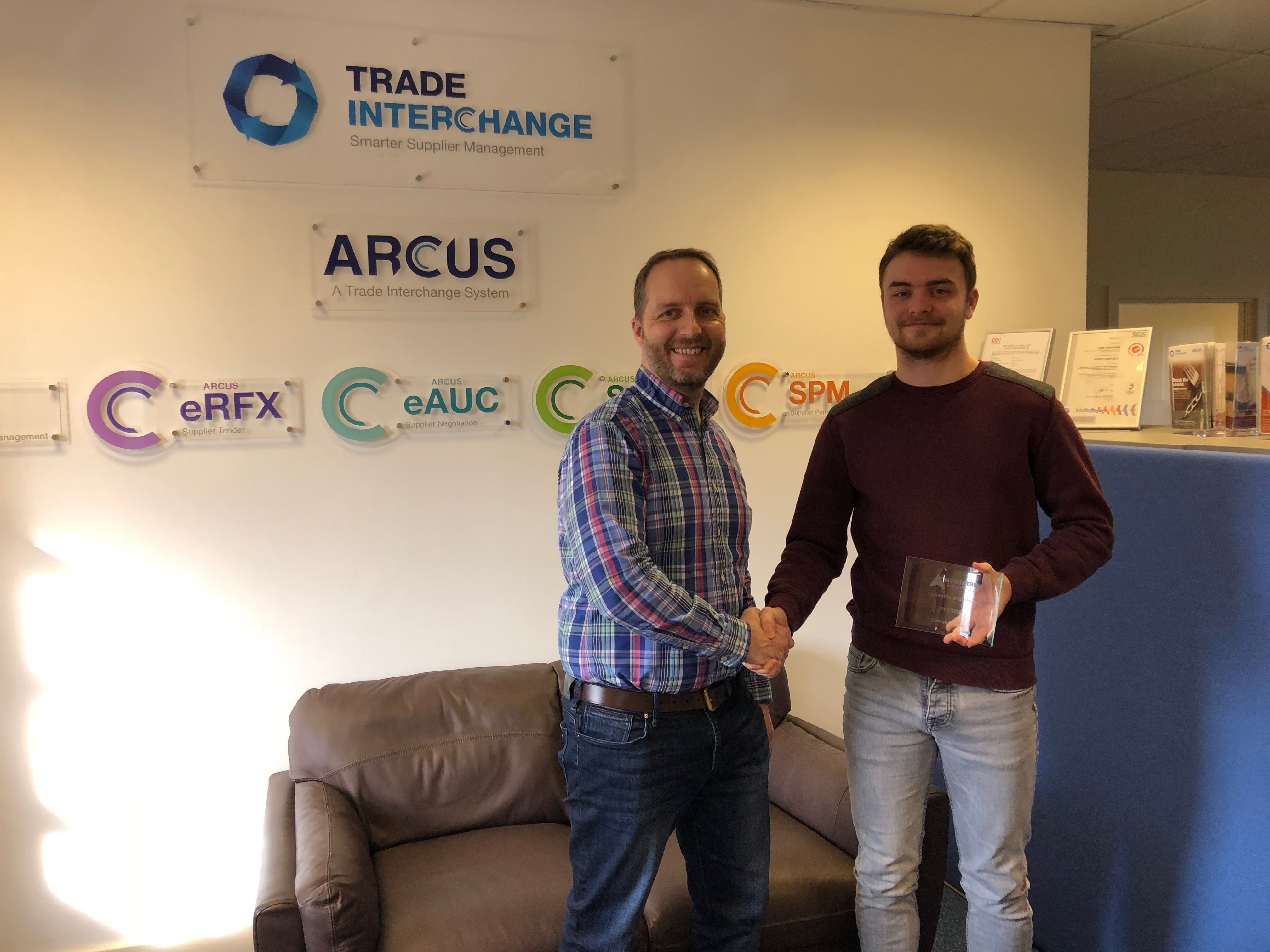 Apprentice of The Year Lyndon Davies & Mike Edmunds – Trade Interchange
