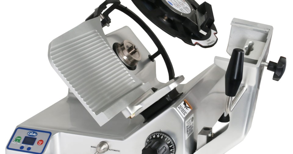 Globe introduces premium slicer removable knife option - Foodservice ...