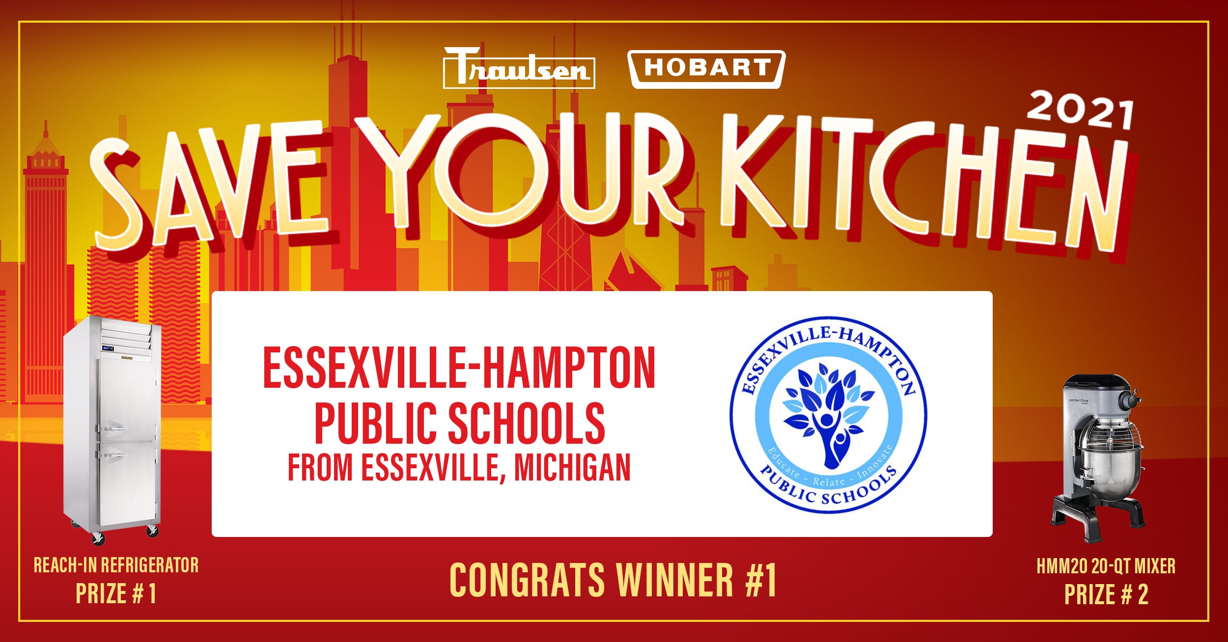Traulsen and Hobart Announce First Winner of  Save Your Kitchen 2021