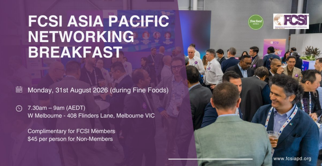 Join FCSI Asia Pacific at Fine Food Australia